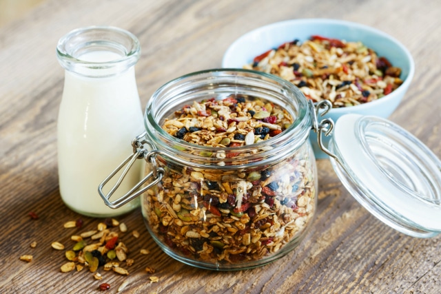Start the morning off right with this frugal toasted muesli recipe