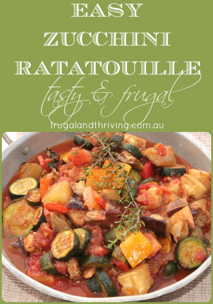 easy zucchini ratatouille