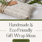 handmade gift wrap pins