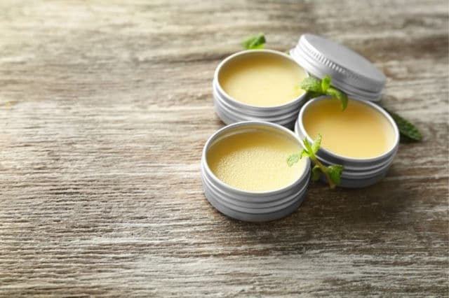 Handmade lip balm