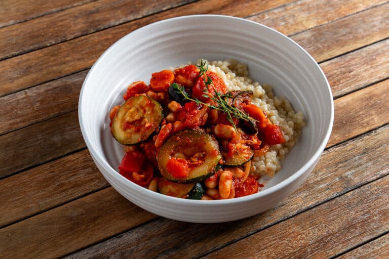 ratatouille with beans angle