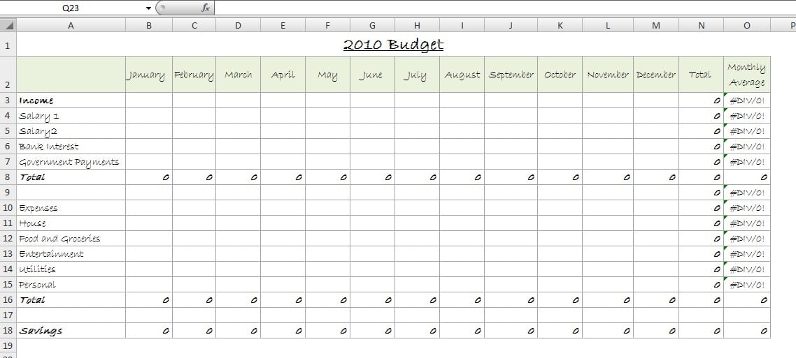 how to setup a home budget spreadsheet how to setup a home budget spreadsheet