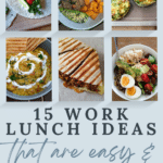 easy work lunch ideas pin