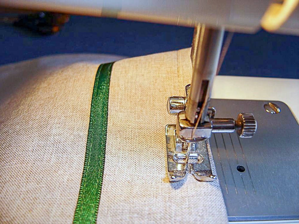 topstitch edge to neaten