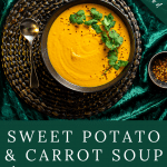 sweet potato and carrot soup pin