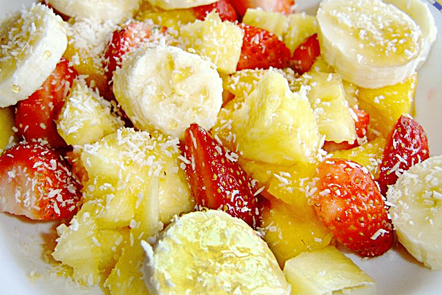 tropical fruit salad