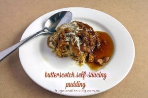 butterscotch self saucing pudding