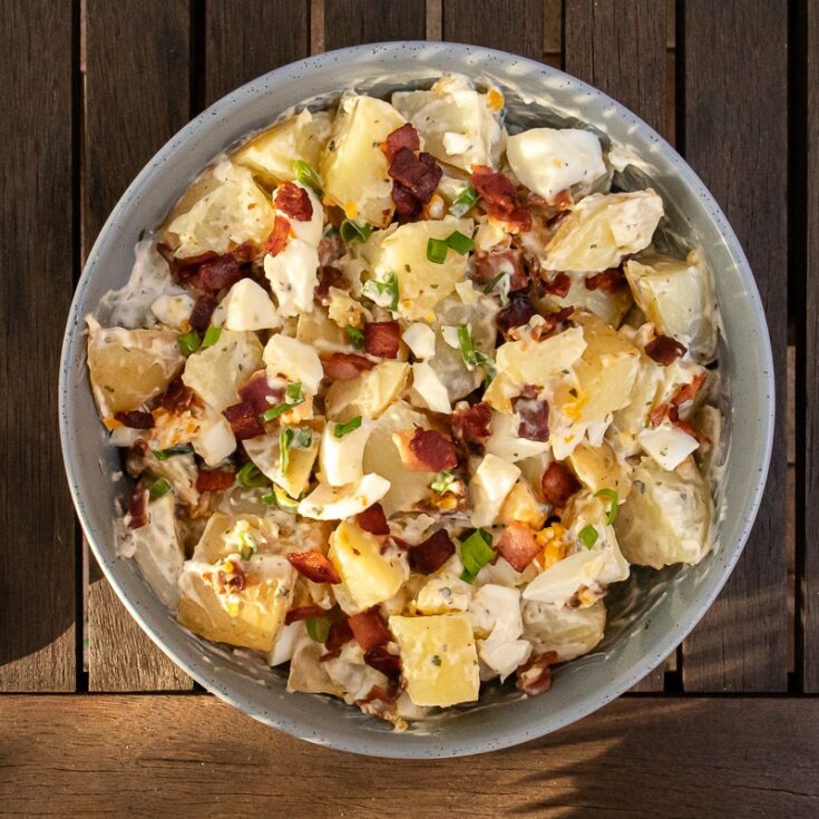 bowl of potato salad