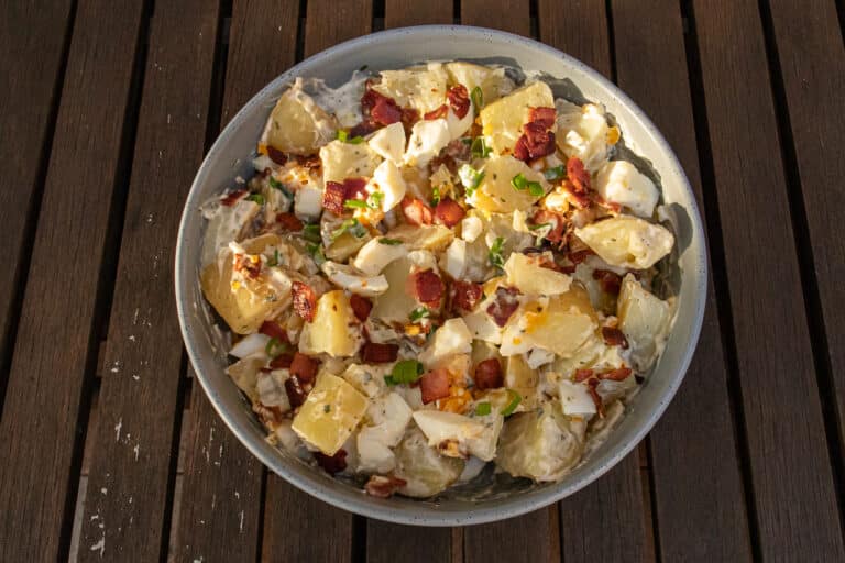 potato salad with bacon