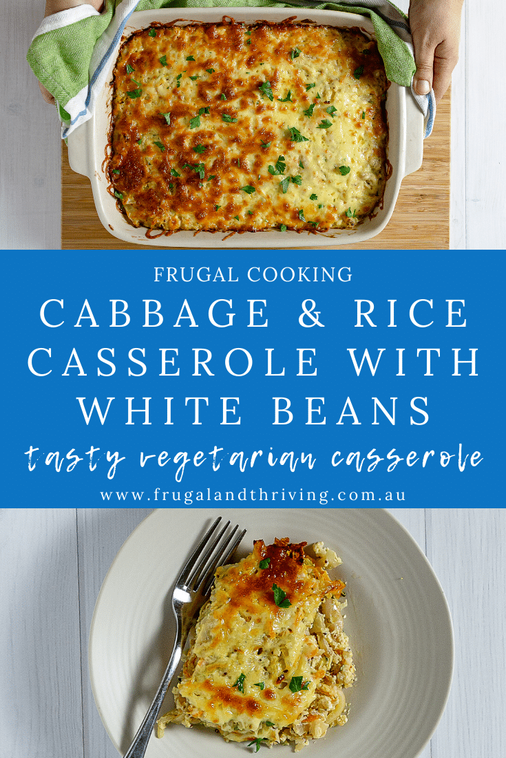 Cabbage and Rice Casserole with Cannellini Beans