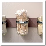 mason jar hanging storage