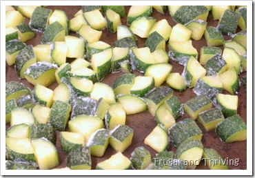 freezing zucchini