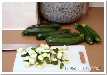 freezing zucchini