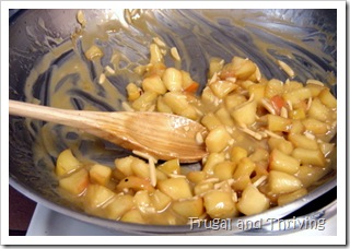 Caramelised Cardamom Apples with Almonds