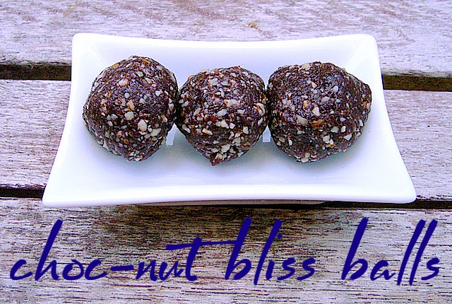 chocolate nut bliss balls