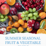 summer fruit and vegetable guide pinterest pin