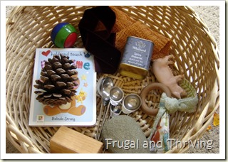 Frugal Baby Play Ideas Inspired by RIE, Montessori and Waldorf