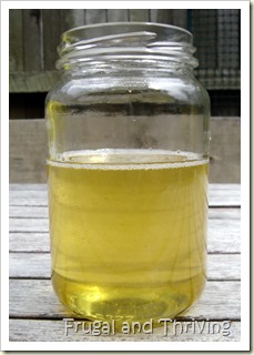 Rendered chicken fat