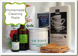 homemade cleaning paste