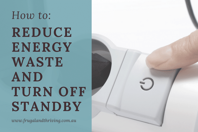 Say No to Waste and Turn Off Standby Power