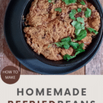 refried beans pinterest pin