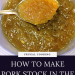 how to make pork stock in the slow cooker