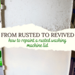 rusted washing machine lid pinterest pin
