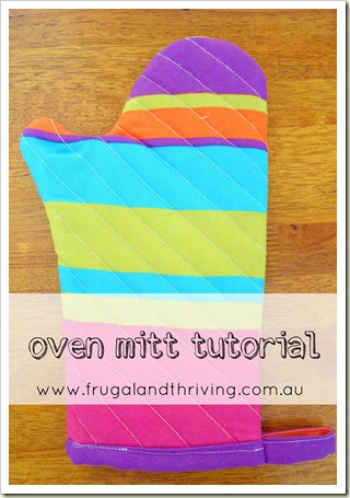 Oven mitt tutorial