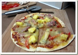 tortilla pizza