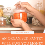 pantry organisation tips pin