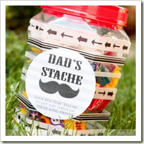 Dad's Stache from the Dating Divas | Frugal and Thriving Father's Day Round Up