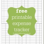 free printable expense tracker pin