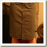 Mans shirt skirt from Recycled Lovelies | Frugal and Thriving