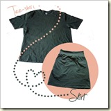 T-shirt to skirt from Out of Order Design | Frugal and Thriving