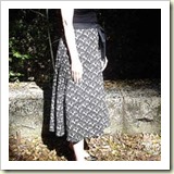 Wrap skirt pattern drafting from Sew Mama Sew | Frugal and Thriving