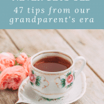 frugal advice from grandparents era - saving tips that never grow old