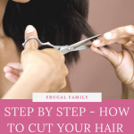 how to trim your own hair pin