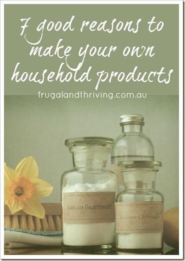 7 good reasons to make your own household products