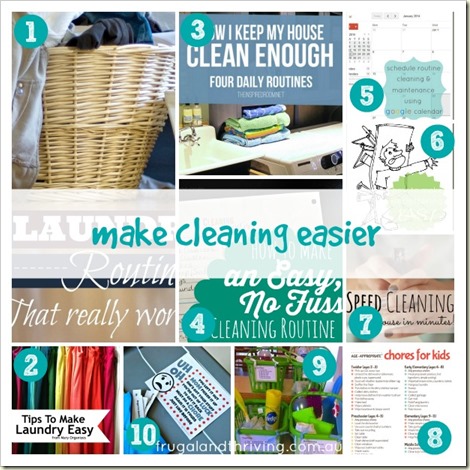 make cleaning easier