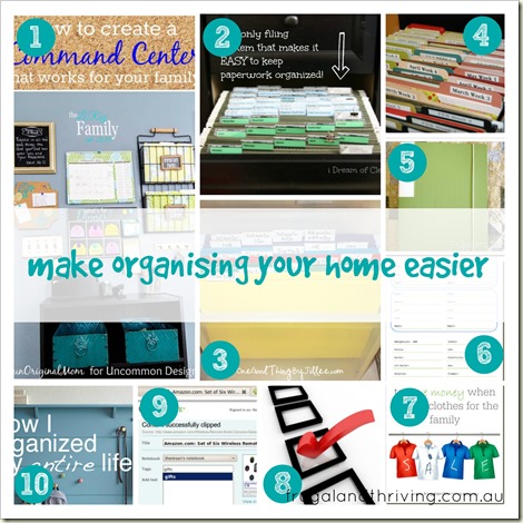 make organising your home easier