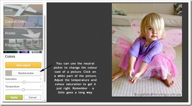 Adjusting the colours in PickMonkey Adjusting the colours in PickMonkey