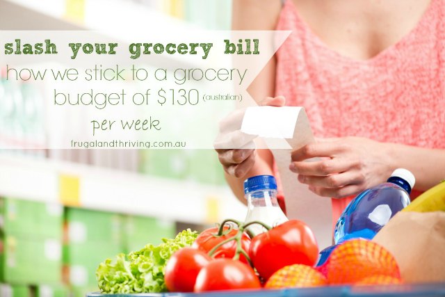 how we stick to a grocery budget of $130 a week