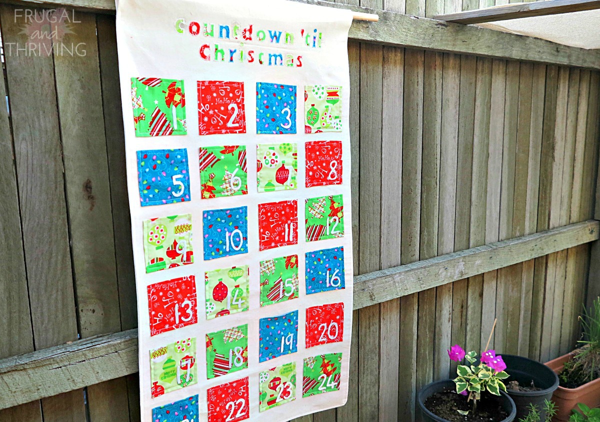 Sewn Pocket Homemade Advent Calendar Sewn Pocket Homemade Advent Calendar