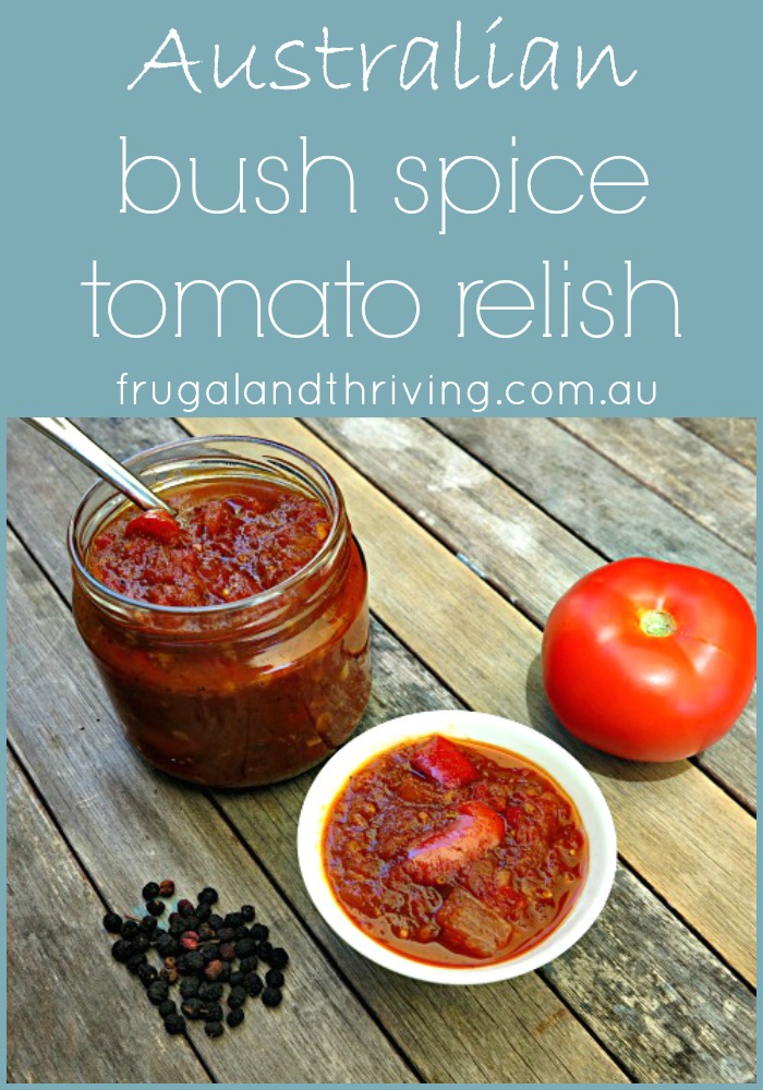 australian bush spice tomato relish