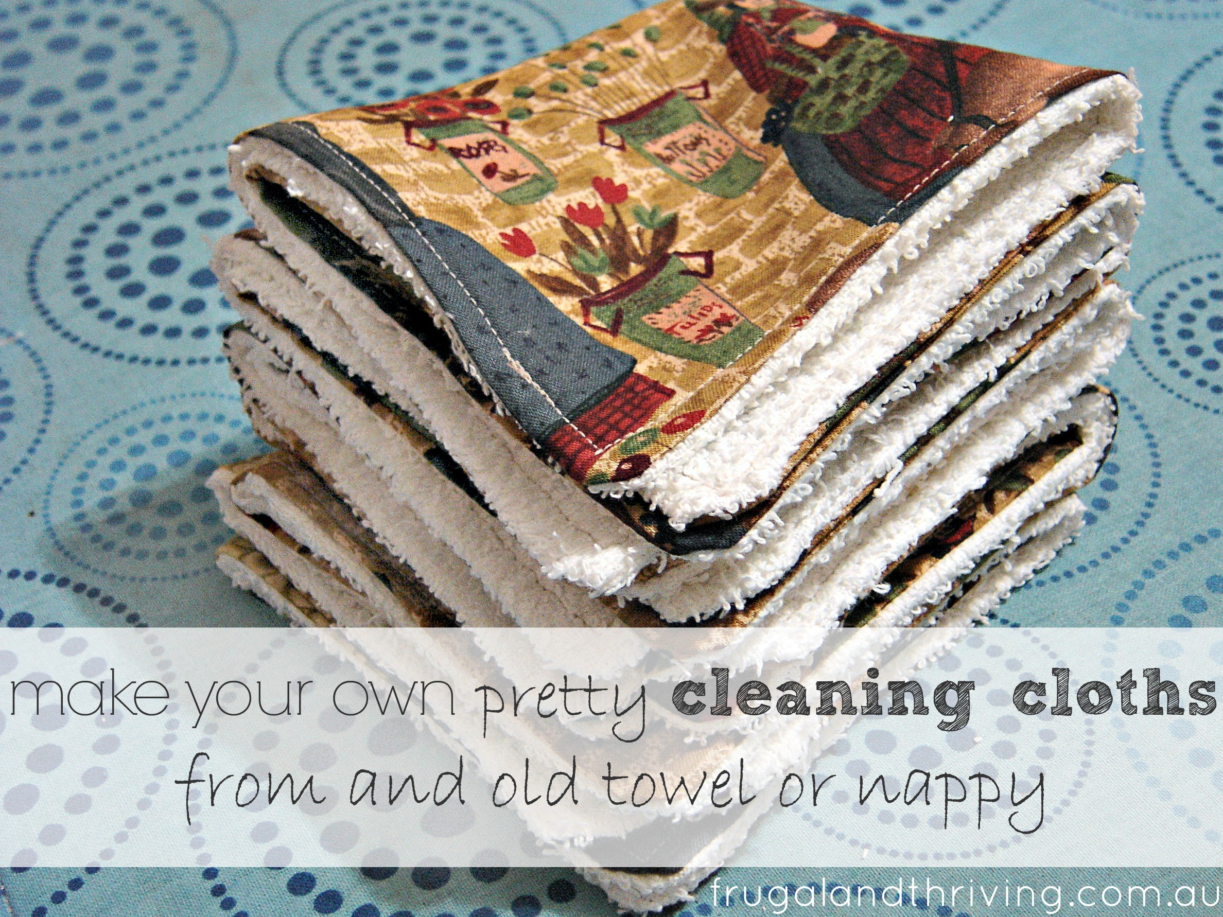 Homemade Cleaning Cloths - The Make Your Own Zone