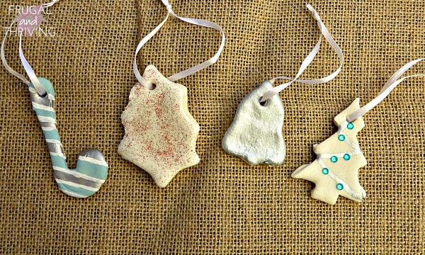 salt dough Christmas ornaments