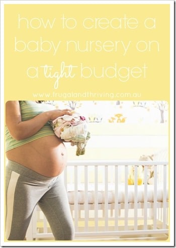 create a baby nursery on a tight budget pin