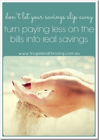 don't let your savings slip away