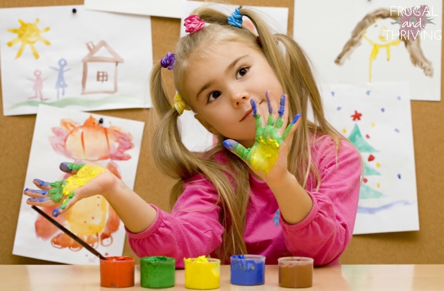 essential and frugal kids art and craft supplies