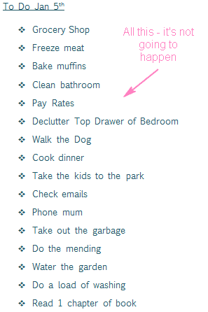 To Do List example